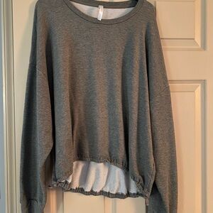 Fabletics Charcoal Long Sleeve Top